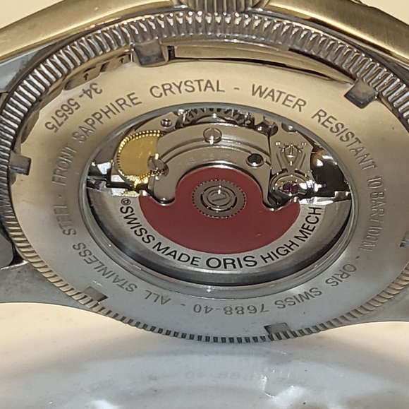 Oris big crown small seconds pointer day and date. - Picture 9 of 10